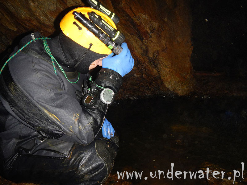 Nurkowanie jaskiniowe w sztolniach kopalni Złota