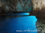 Jaskinia Modra Szpilja (Blue Cave) wyspa Biszevo w Chorwacji