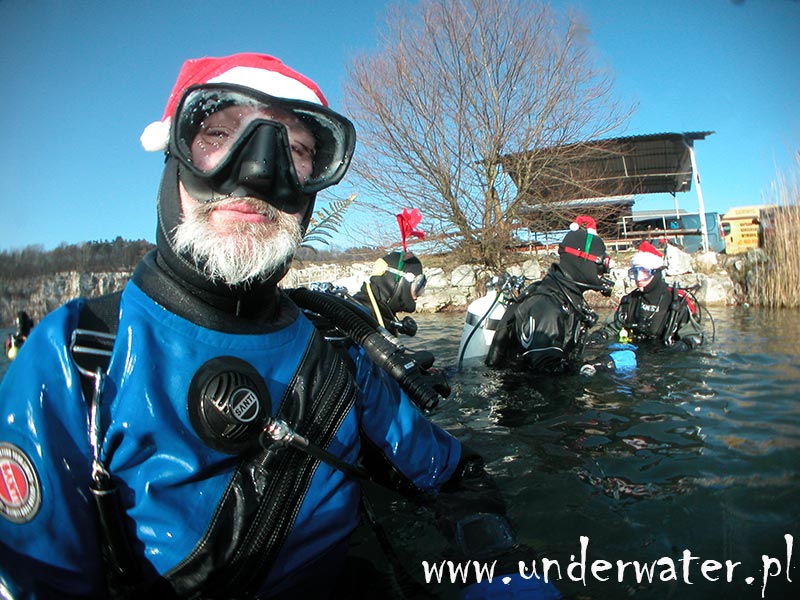 Nurkowe Mikołajki na Zakrzówku z Underwater.pl