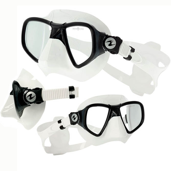 Maska Aqualung Micromask X biała
