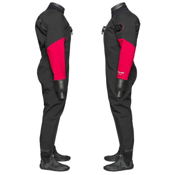 Skafander Bare Trilam Poly Pro Dry Man czarno-czerwony