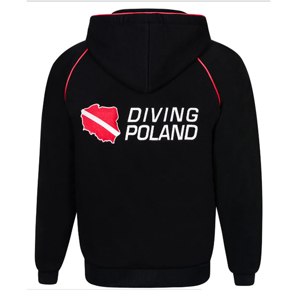 Kurtka z kapturem Diving Poland tył