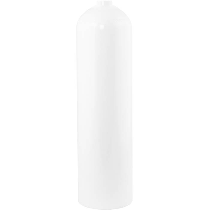 Butla aluminiowa Polaris S080 płaszcz lakierowana, biała