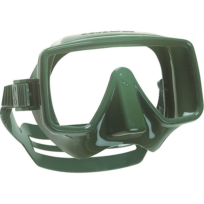 Maska Scubapro Frameless zielony silikon