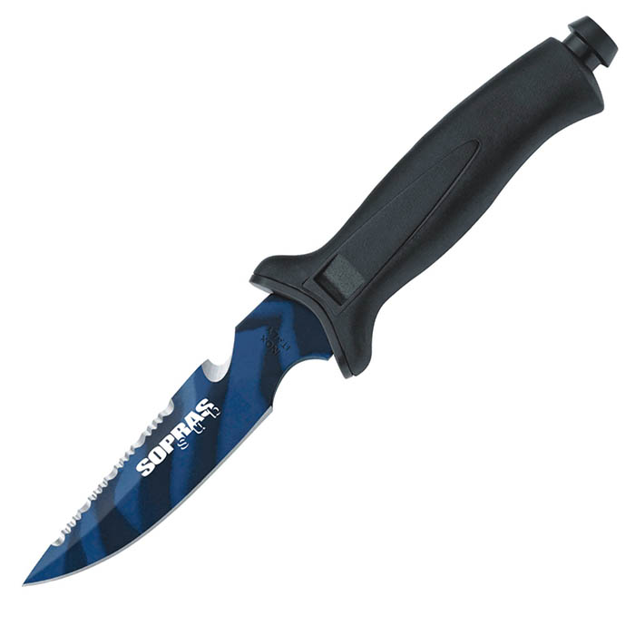 Nóż nurkowy SoprasSub Barracuda camu blue