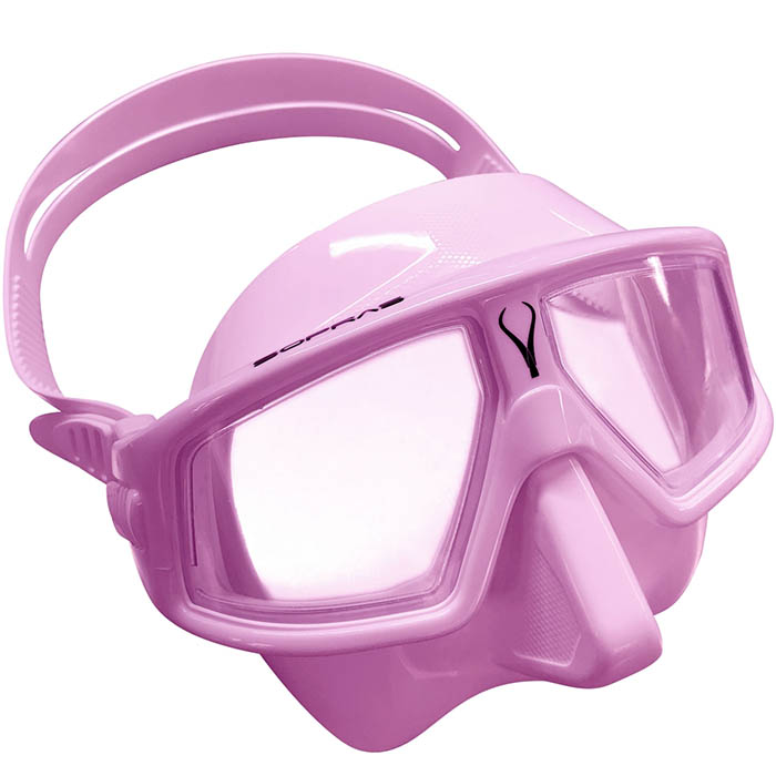 Maska dla freedivera SoprasSub SFERICA różowa