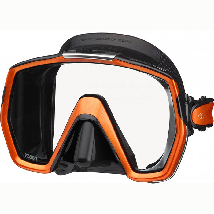 Maska Tusa M1001 Freedom HD czarno-pomarańczowa